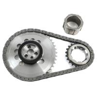 Rollmaster-Romac Keyway Adjustable Timing Chain Set - GM LS-Series
