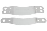RACING OPTICS Helmet Shield Tear Off, Perimeter Seal, 2 mm Thick, 11-1/2" Center to Center, Curved, Plastic, Clear, Simpson/