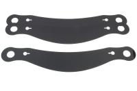 RACING OPTICS Helmet Shield Tear Off, Xstack, 4 mm Thick, 12-1/2" Center to Center, Curved, Plastic, Smoked, Bell Helmets, S