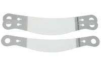 RACING OPTICS Helmet Shield Tear Off, Perimeter Seal, 2 mm Thick, 12-7/8" Center to Center, Plastic, Clear, Bell Helmets, Se