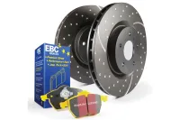 2016-2019 Chevrolet C7 Corvette Stingray, S5KR Kit Number REAR Disc Brake Pad and Rotor Kit DP43023R+GD7721, S5KR1671