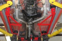 BMR 93-2002 Camaro / Firebird Red Subframe Connectors, Bolt-on, Non-convertible Only