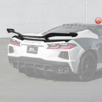 20-26+ C8 Corvette Z07 Style Spoiler (Carbon Flash) - EOS