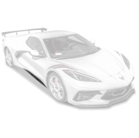 20-26+ C8 Corvette Carbon Fiber Side Skirt Extension Kit - EOS