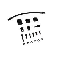Top Street Performance Aluminum/Stainless Steam Vent Kit - GM LS-Series - Black