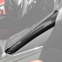 20-25 C8 Corvette Carbon Fiber Passenger Center Console Trim Overlay - EOS