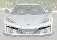 23-26+ C8 Corvette Z06/E-Ray Carbon Fiber Front Grille Inserts (W/O Camera Optio