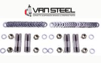 1997-2019 C5 C6 C7 Corvette Camber Plate Kits - 2020-2025 w/Front and Rear Studs