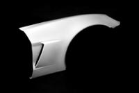 C6 Z06 Corvette Style Fender Passenger side RH C6 Coupe or Convertible, Fiberglass
