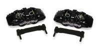 1997-2013 Corvette C5/C6 Wilwood AERO6 Front Caliper & Bracket Kit Black