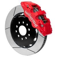 2014-2019 Corvette C7 Wilwood AERO6 14.00" Front Brake Kit Slotted Red