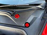 2020-2026 C8 Corvette Painted Billet Aluminum Engine Caps - 0W-40 / DOT 3