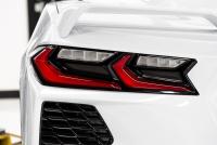 2020-27 C8 Corvette All Models Tail light reflectors overlay for, Smoke
