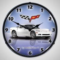 C6 Corvette Profile 14" LED Backlit Clock 10 Color Options