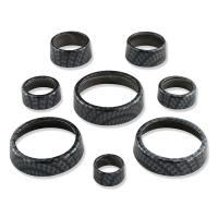 2014-2019 C7 Corvette Carbon Fiber Pattern Interior Knob Cover Kit