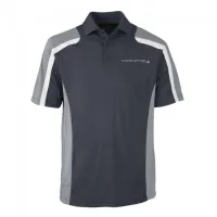 C7 Corvette, Mens Stingray Fast Lane Polo Shirt - Carbon/Gray