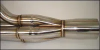 QTP 2005-012 C6 Corvette LS2/LS3 Stainless Steel Tri Y 1 3/4" Header