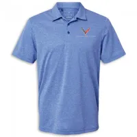 C8 Corvette, Next Generation 2020 Corvette Adidas Heathered Polo
