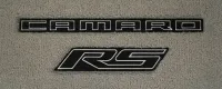 2010 Camaro Ultimat Floor Mats, Embroidered CAMARO and  RS Logos