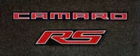 2010 Camaro Ultimat Floor Mats, Embroidered CAMARO and  RS Logos