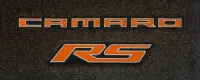 2010 Camaro Ultimat Floor Mats, Embroidered CAMARO and  RS Logos
