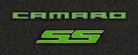 2010 Camaro Ultimat Floor Mats, Embroidered CAMARO and  SS Logos