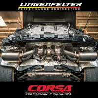 LPE CORSA Chevrolet C8 Corvette Z06 3.0” Valved Cat-Back NPP Muffler Exhaust