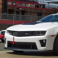GT Corsa Grille V8 Lower - Black w/Brushed Accent Trim Compatible for Camaro