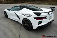 2020-27 C8 Corvette Stingray OEM High Wing Spoiler, Carbon Flash