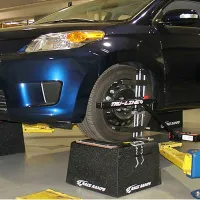 Race Ramps, 18" L Wheel Stands - 14" Lift Height
