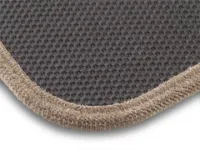 C3 Corvette Front Floor Mat Set - w/ Emblem : 1968 - 1982