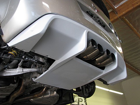 APR Rear Diffuser for the 2005-Up Chevrolet Corvette C6 / C6 Z06, (Leaf spring system only)