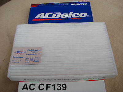 C6 Corvette Genuine GM OEM Cabin Air Filter for HVAC