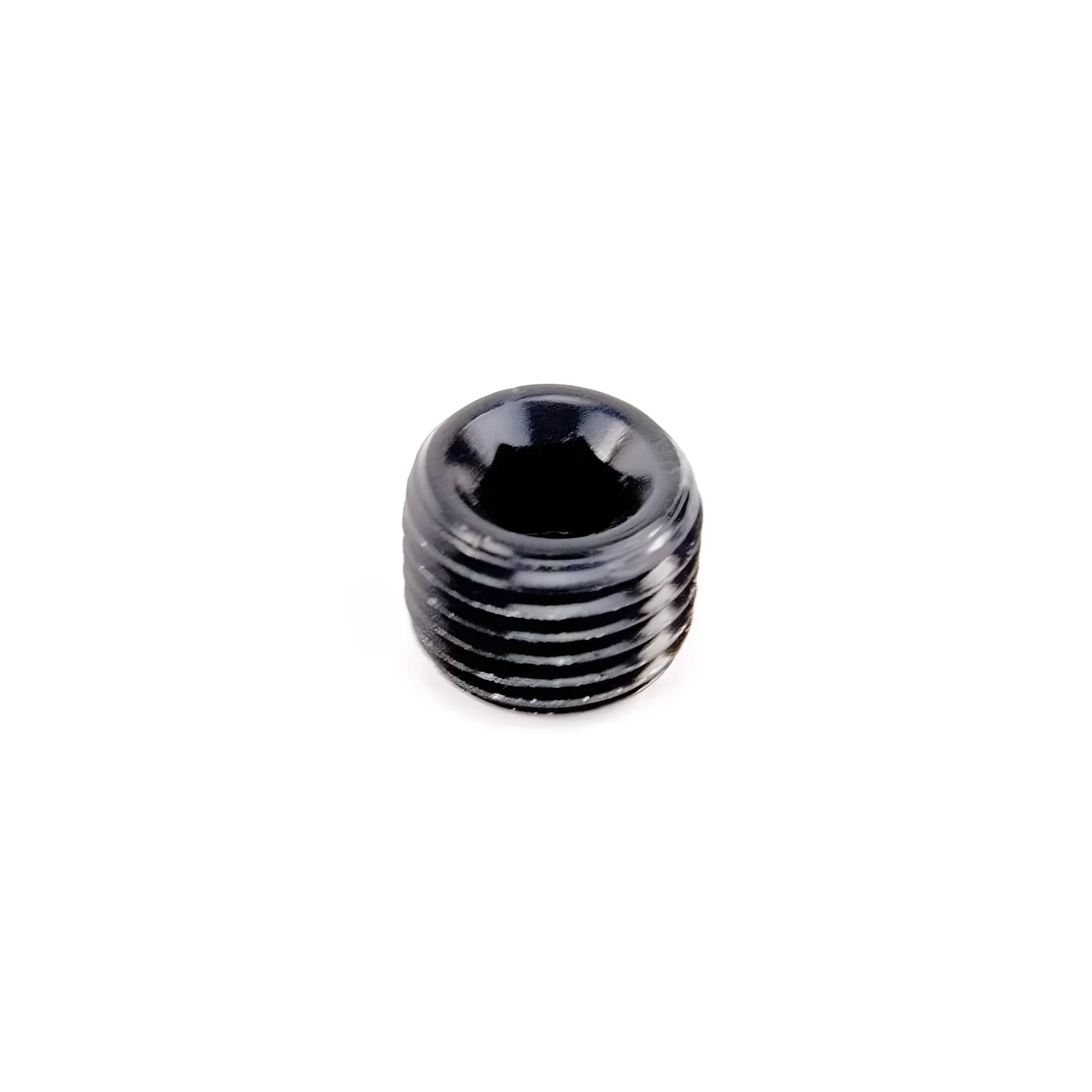 Nitrous Outlet 1/4" NPT Hex Plug (Black), 00-01003