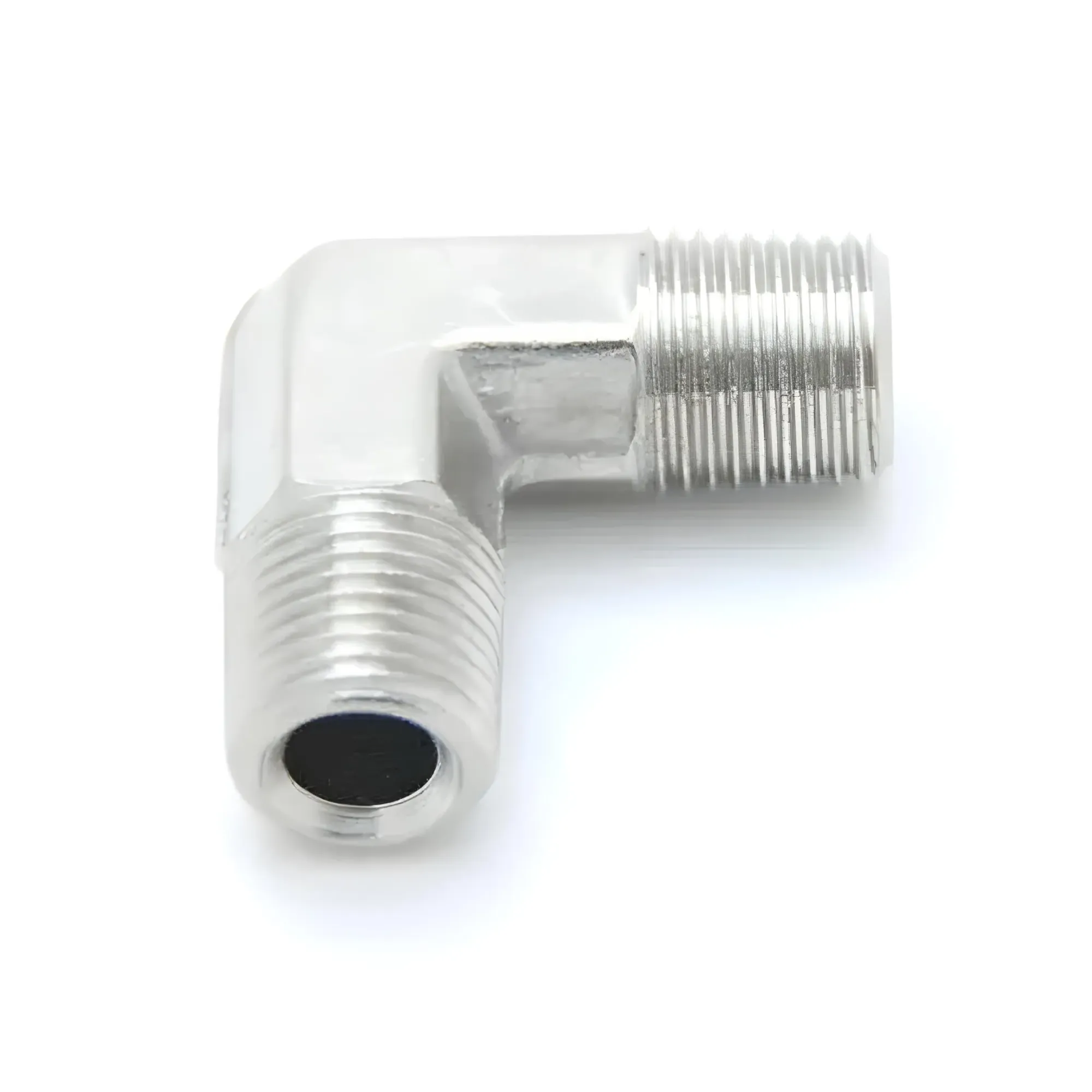 1/8 x 1/8 Inch NPT 90 Degree Fitting Male/Male Nitrous Outlet