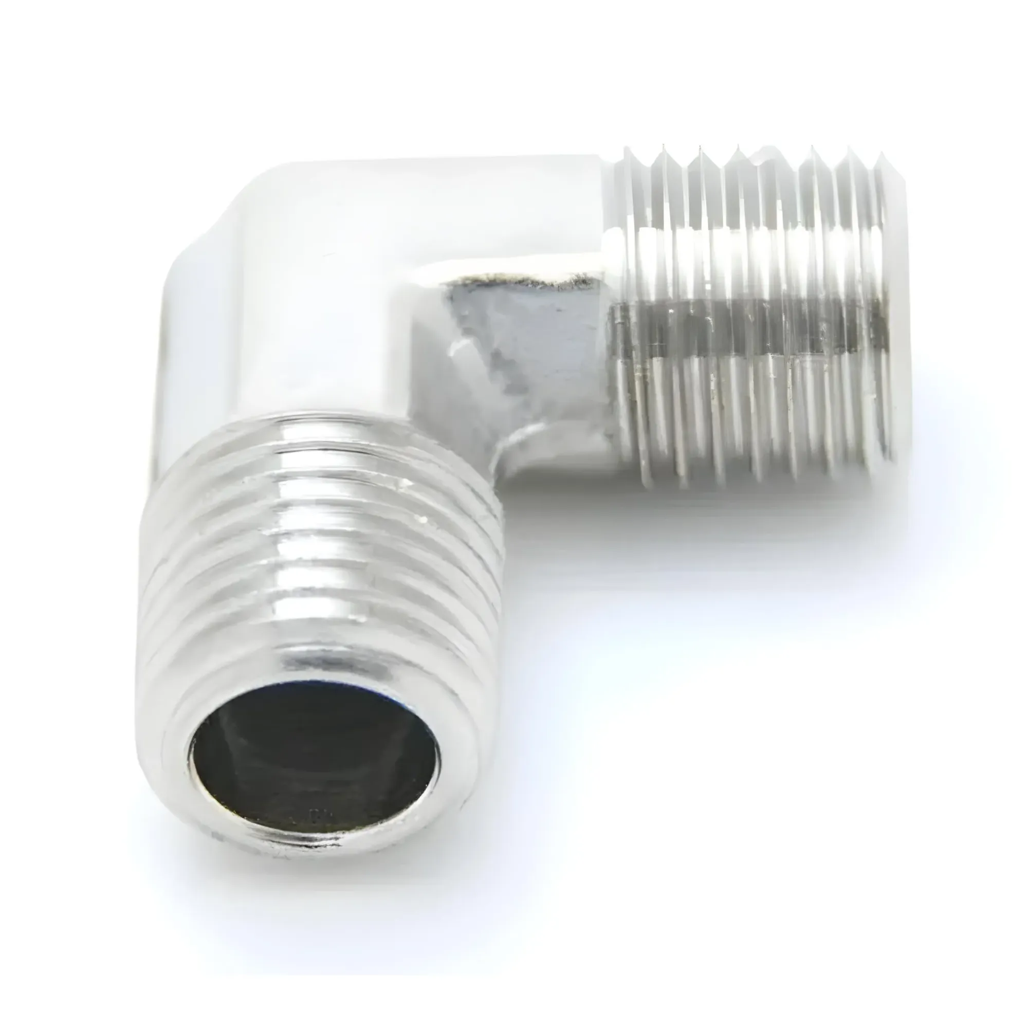 Nitrous Outlet 1/4" NPT x 1/4" NPT 90 Degree Fitting - Male/Male, 00-01301-B