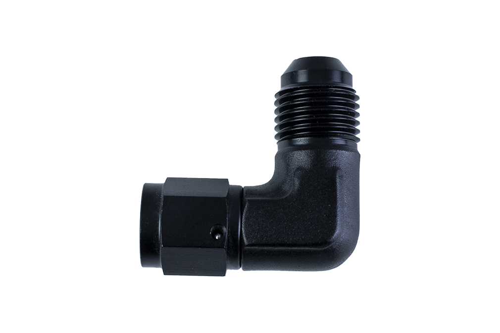 3AN Swivel x 4AN Expander Straight Fitting Female/Male Black Aluminum Nitrous Ou
