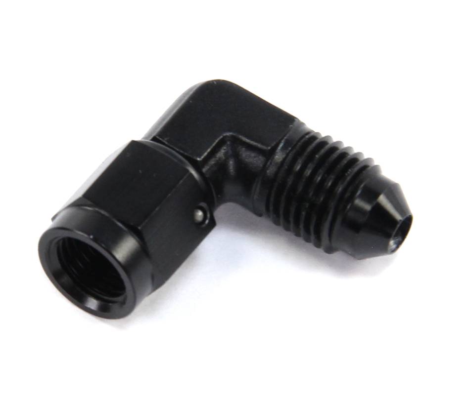 4AN Swivel x 4AN 90 Degree Fitting Female/Male Black Aluminum Nitrous Outlet