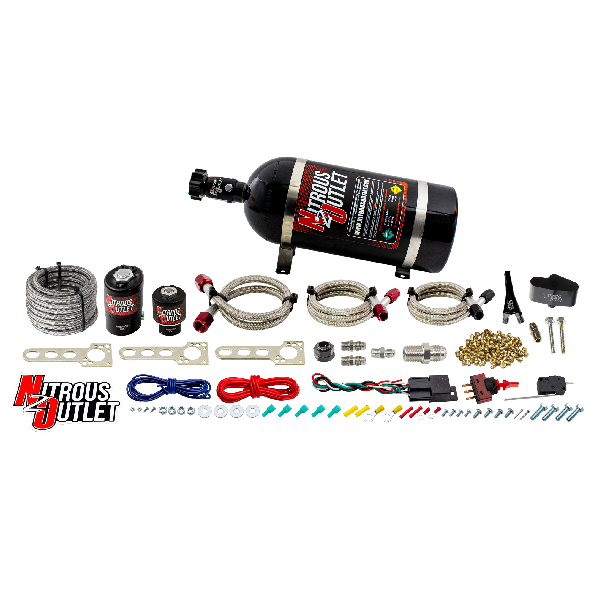 Nitrous Outlet Nissan 2003-2006 350Z Single Nozzle System - Gas/E85 (5-55psi)(35