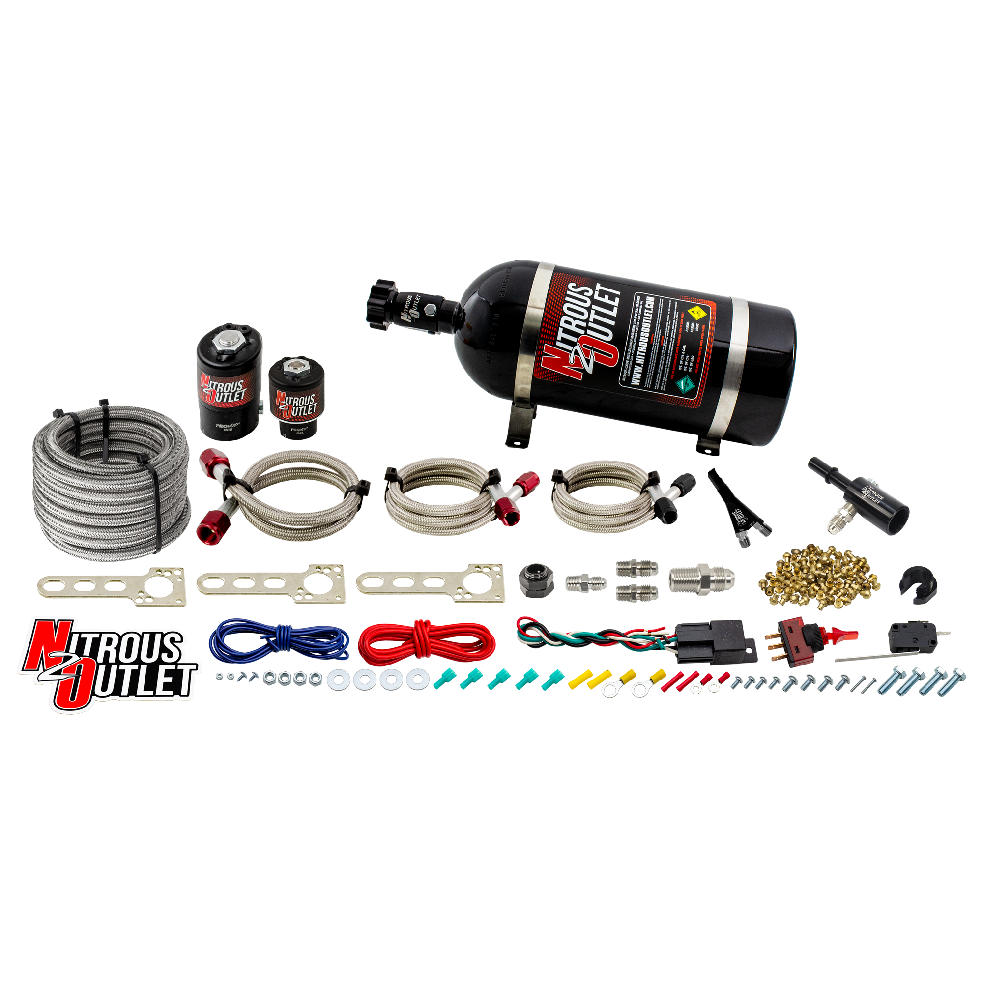 Nitrous Outlet Dodge 4.7/5.7/6.1 EFI Single Nozzle System - Gas/E85 (5-55psi)(35