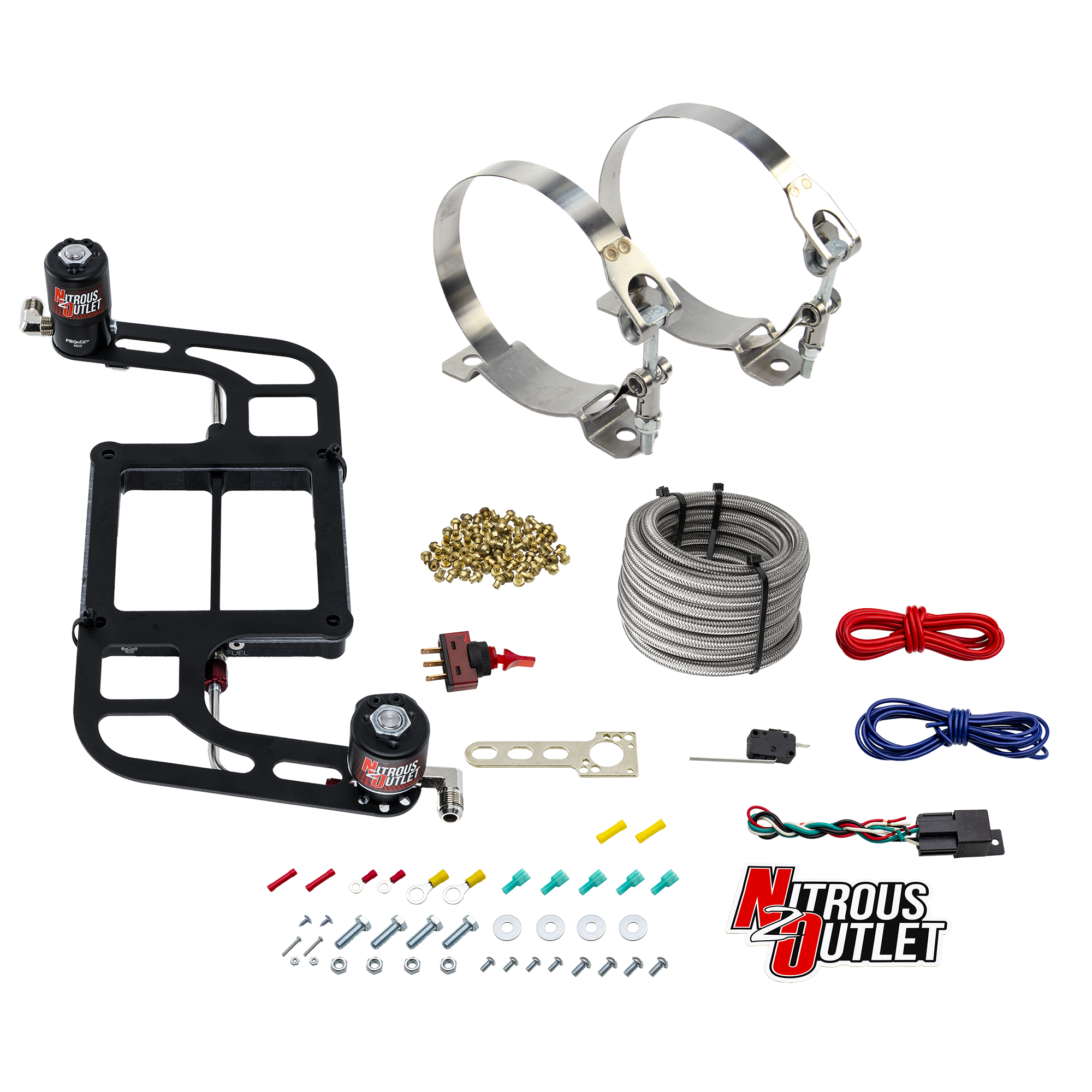 Nitrous Outlet 4500 Weekend Warrior System - Hard-line/.122 Nitrous Solenoid/.17