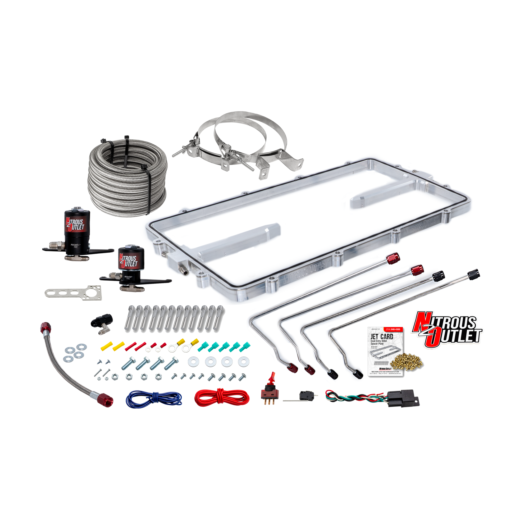 Nitrous Outlet GM 102mm Texas Speed Titan LR-T, SR-1, SR-3, SR-7 Intake Hard-Lin