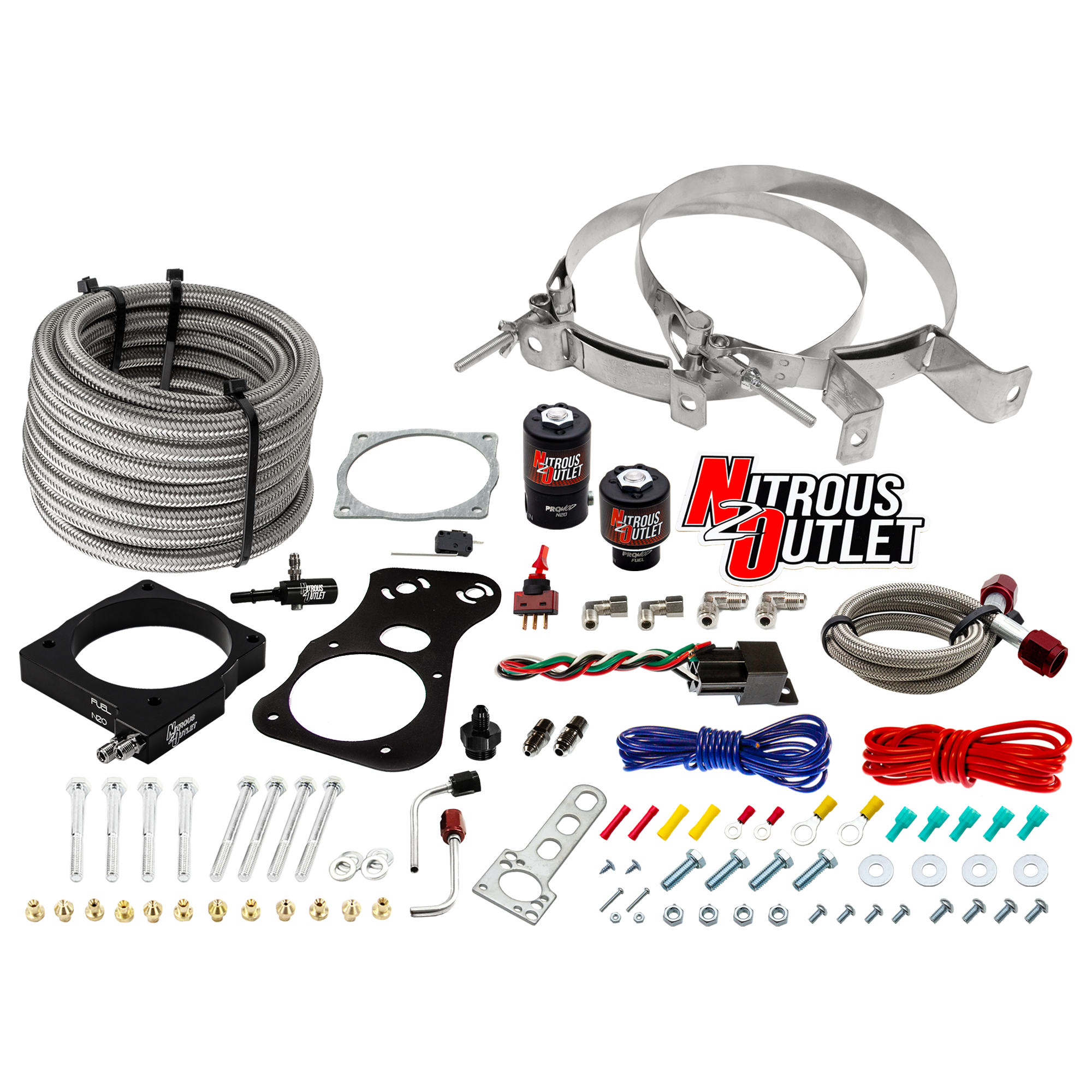 Nitrous Outlet Dodge 85mm 2005-2010 Challenger/Charger/300C/Jeep 6.1 Hemi Intake