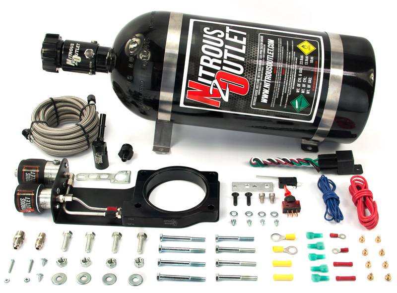 14-19 LT1 Corvette Hard-line Plate System Gas/E85 5-55psi 50-200 HP 15lb Bottle