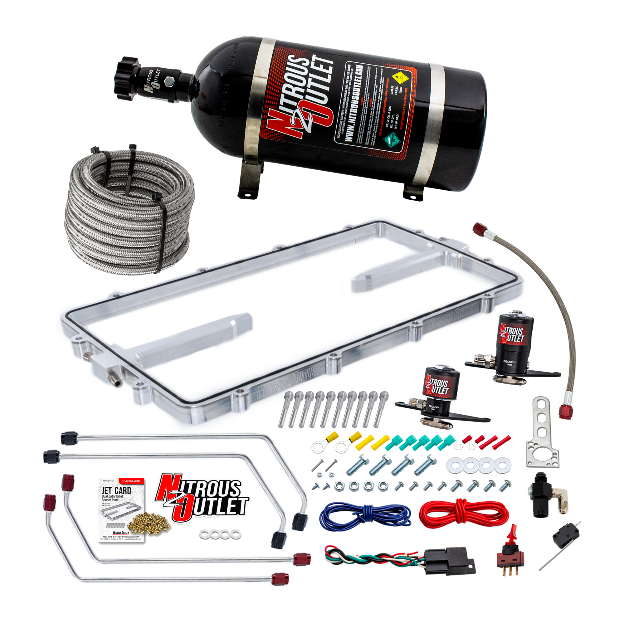 Nitrous Outlet GM BTR Equalizer 1 LS1/LS2 Spacer Plate Plate System - Gas/E85 (5