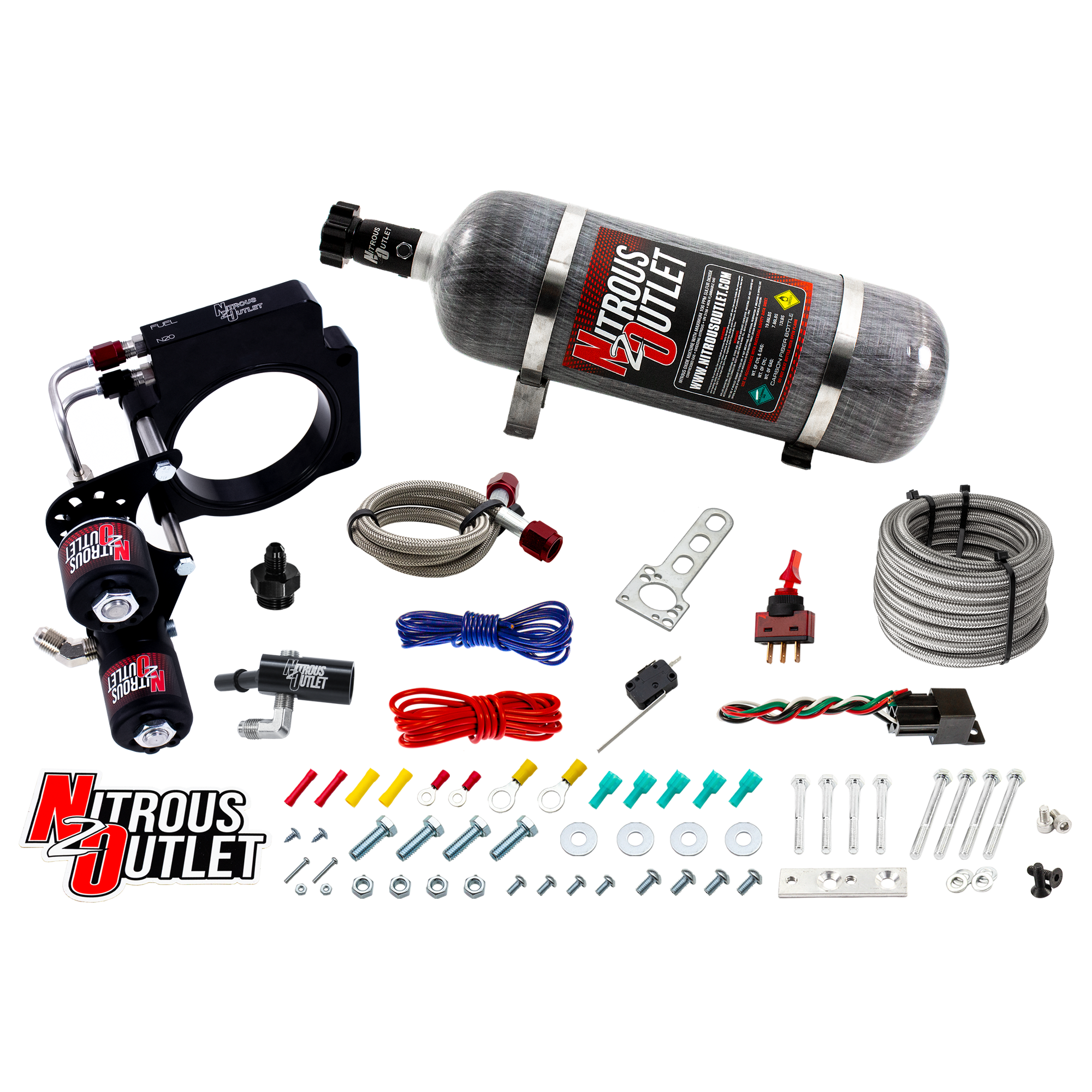 15-19 C7 ZO6 Corvette 83mm Hard-line Plate System Gas/E85 5-55psi 50-200 HP 12lb