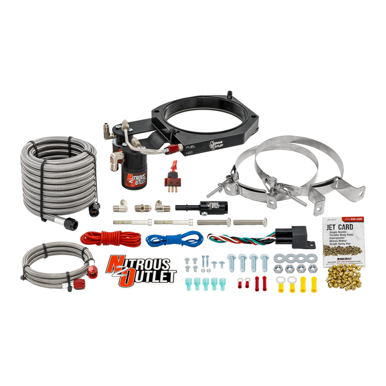 Nitrous Outlet Dodge Hemi, Whipple 3.8L Supercharger, 130mm Throttle Body Plate