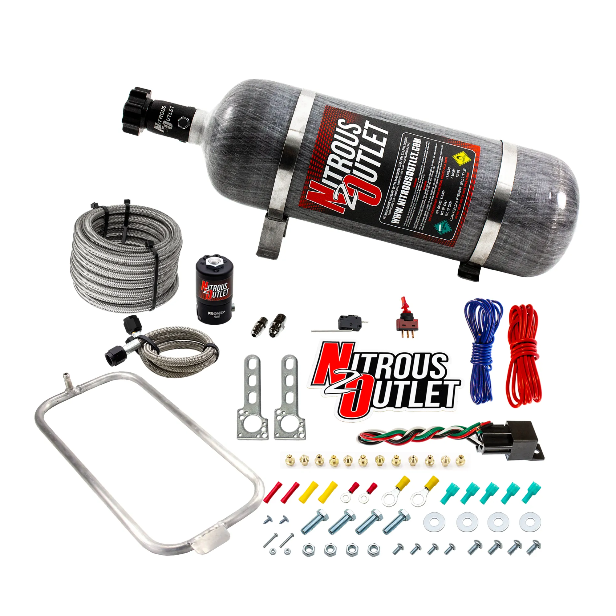 98-02 Camaro/Firebird Dry Halo System Filter Entry 35-200 HP 12lb Bottle Nitrous