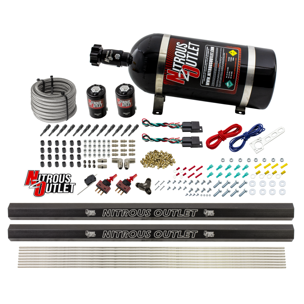 6 Cylinder Direct Port System .122 Nitrous Solenoid .177 Fuel Solenoid Distribut