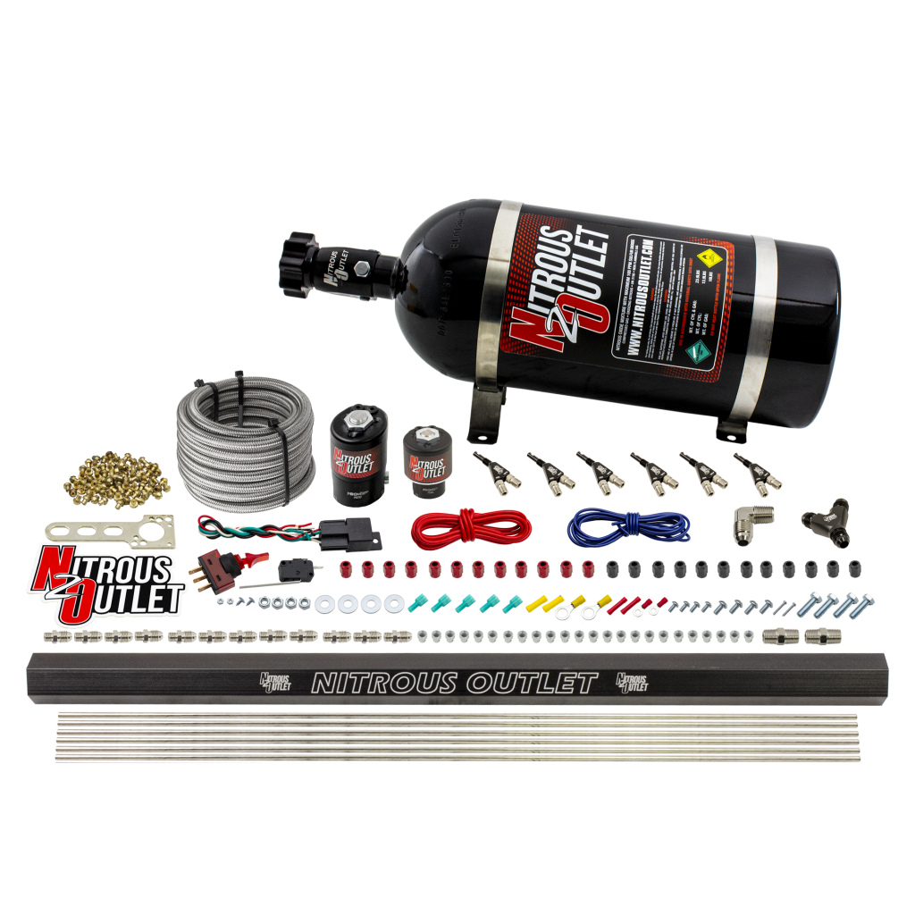 6 Cylinder Direct Port System .122 Nitrous Solenoid .177 Fuel Solenoid Distribut